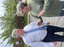 BABYLON TOWN SUPERVISOR TLKS WITH W2HCB PRESIDENT OF THE GREAT SOUTH ABY AMATEUR RADIO CLUB AND RADIO OFFICER FOR THE TOWN OF BABYLON